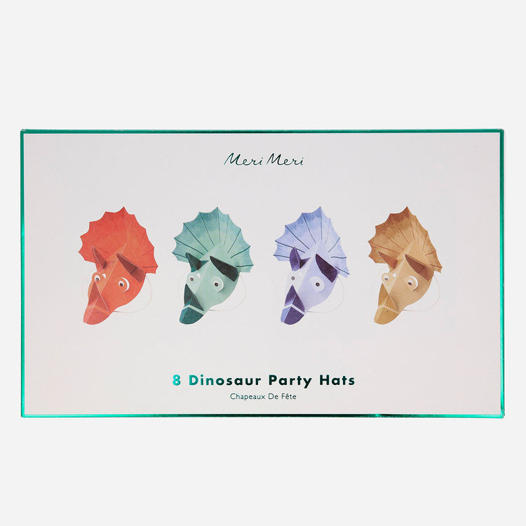 Chapeau dinosaure meri meri pour anniversaire garçon déguisé