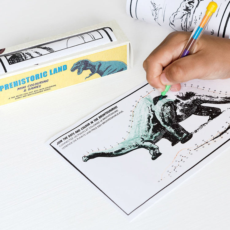 idée cadeau pour pochette surprise anniversaire dino : rouleau de jeu dino