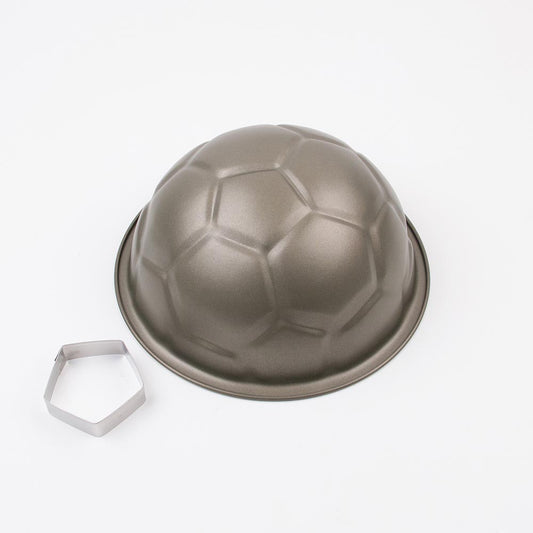 1 moule à gâteau ballon de football pour gâteau anniversaire garçon.