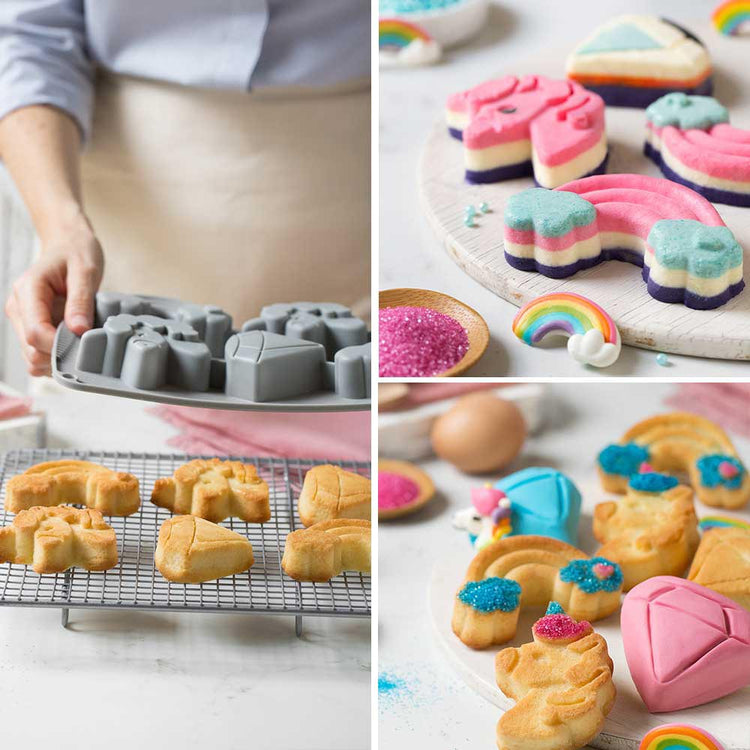 Idée gateau anniversaire à faire avec un moule à gateau licorne