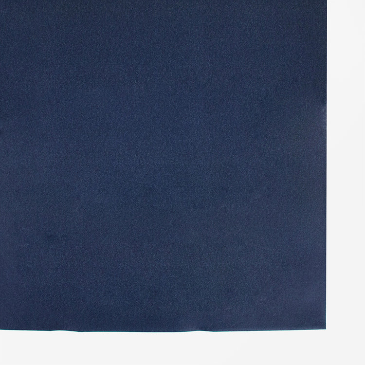 Nappe en papier bleu marine pour anniversaire, mariage, baby-shower...