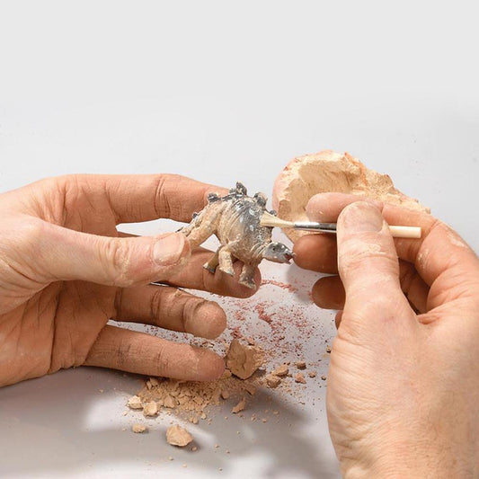 Kit découverte des dinosaure : oeuf à gratter