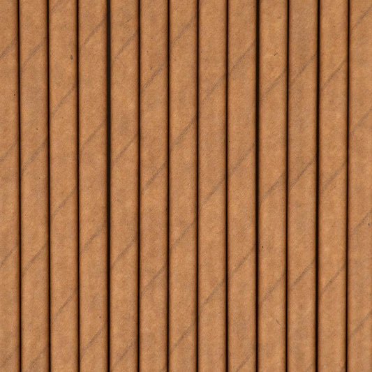 20 pailles kraft pour faire eco-responsable, anniversaire à thème animaux