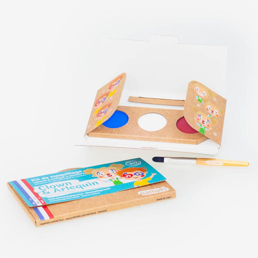 Deguisement enfant : kit de maquillage 3 couleurs bleu blanc rouge