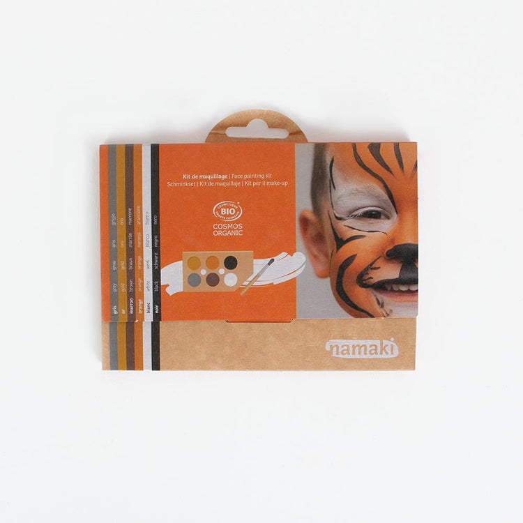 Palette de maquillage 6 couleurs safari pour animation anniversaire