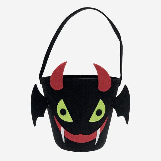 Seau vampire pour chasse aux bonbons d'halloween
