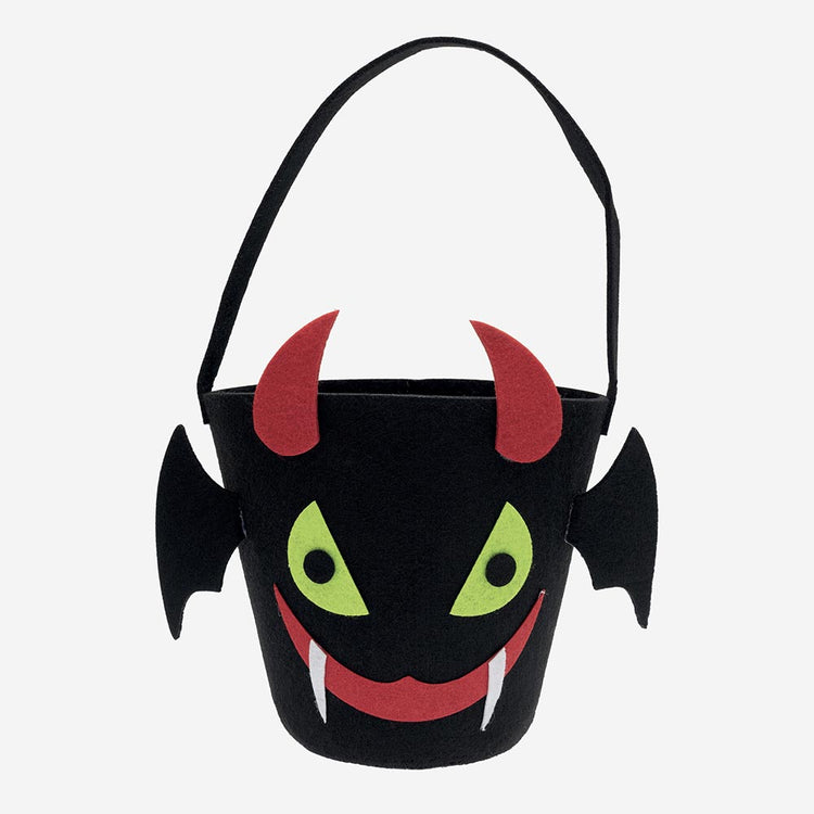 Seau vampire pour chasse aux bonbons d'halloween