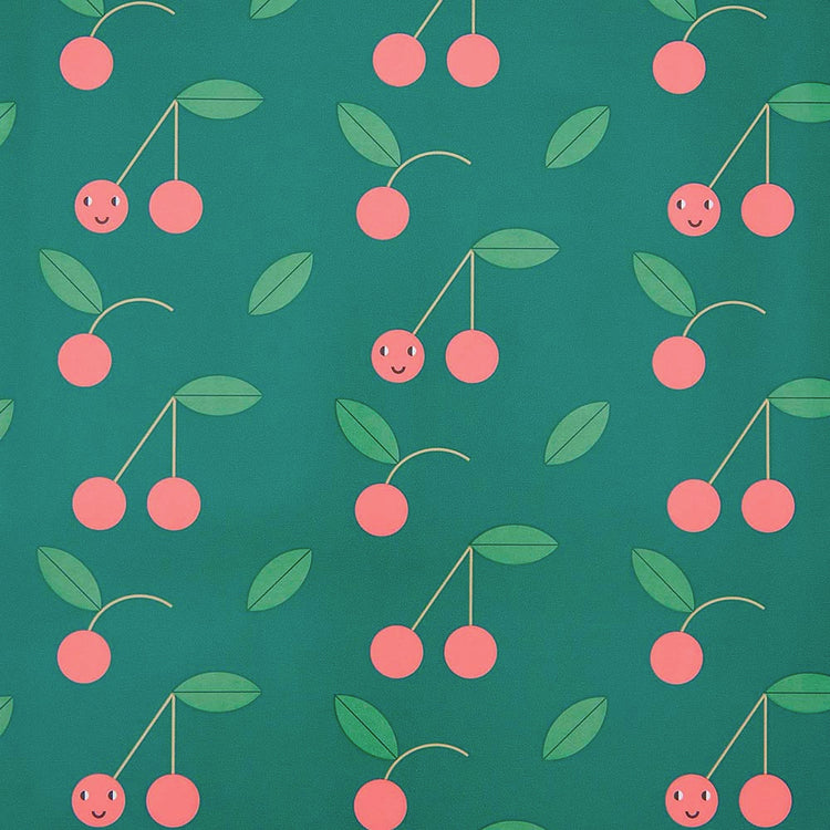 Papier cadeau motif cerises pour faire des paquets cadeaux anniversaire
