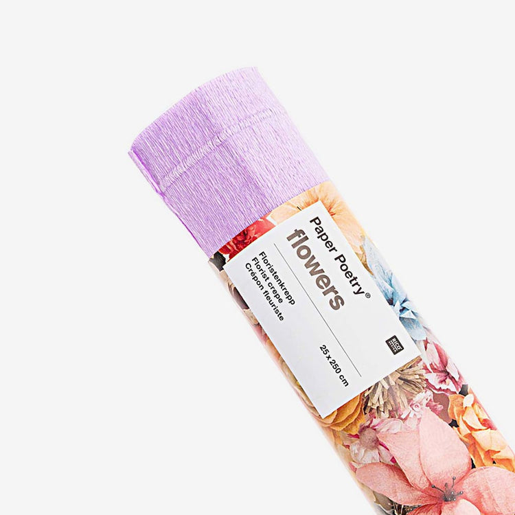 Loisirs créatifs : papier crépon lilas Rico Design pour tous vos DIY