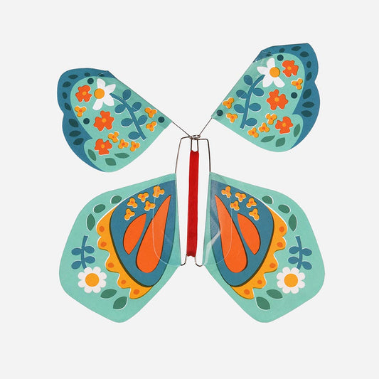Idee de jouet pour cadeau anniversaire enfant : papillon magique bleu
