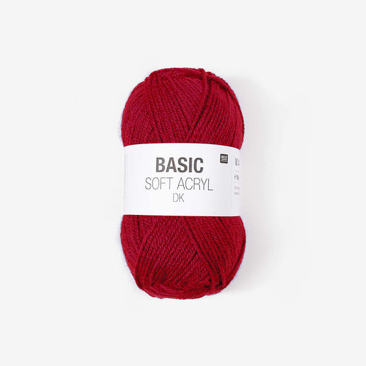 Pelote de laine rouge pour loisirs créatifs enfants pompons