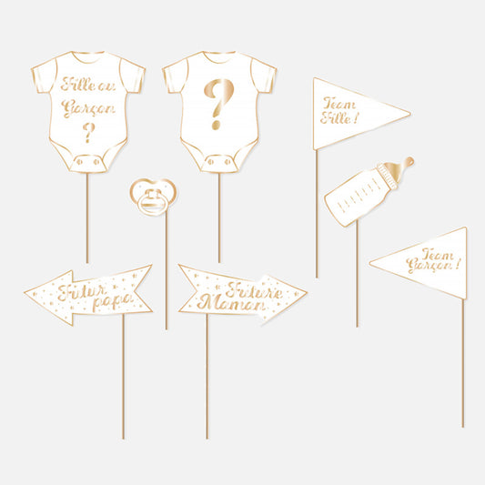 Photobooth gender reveal : idée animation pour gender reveal