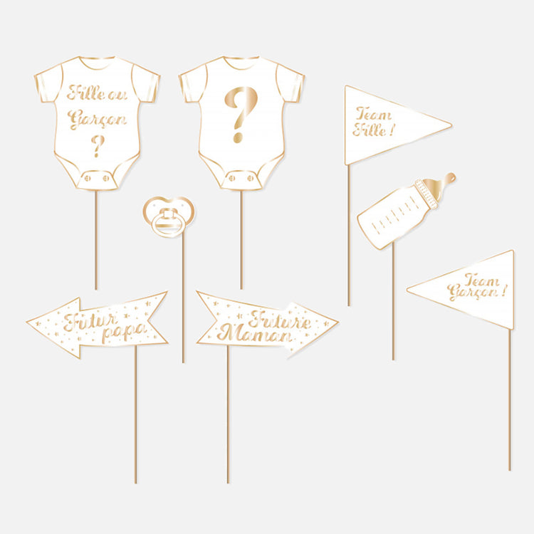 Photobooth gender reveal : idée animation pour gender reveal