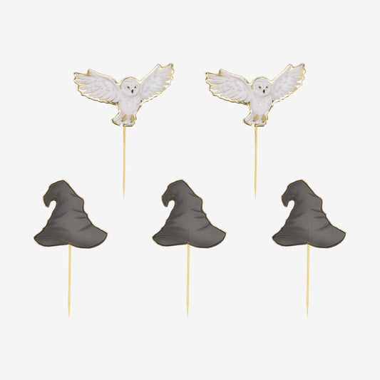 10 pics à cocktails harry potter pour décoration gâteau d'anniversaire