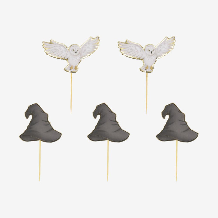 10 pics à cocktails harry potter pour décoration gâteau d'anniversaire