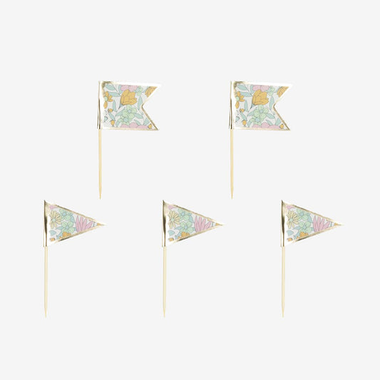 Pics à gateau liberty : déco baby shower, deco mariage, bapteme