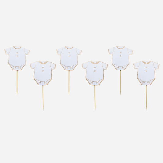 10 pics à cocktail body pour décorer une table de gender reveal