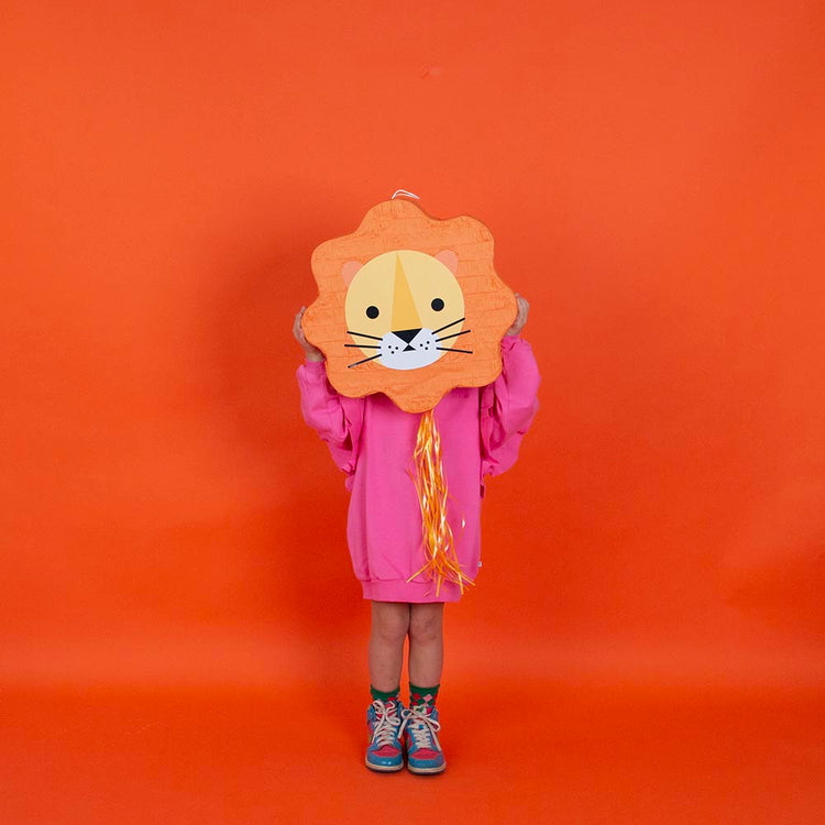 Pinata lion, idéale pour un anniversaire safari ou jungle !