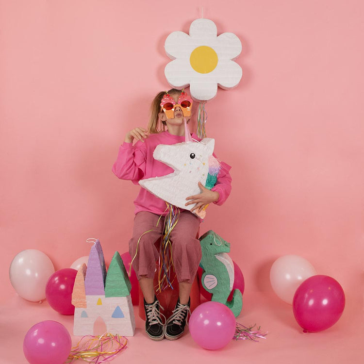 Pinata fleur : idée animation enfant originale pour Pâques