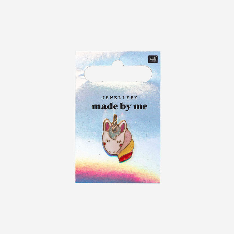 pin en forme de tete de licorne: petit cadeau anniversaire enfant