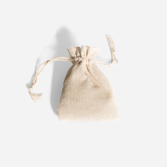 Pochon lin beige : cadeau invités mariage, cadeaux baptême