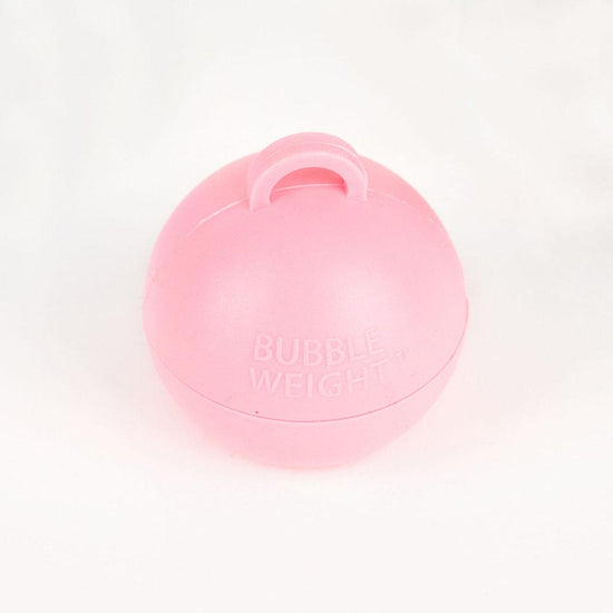 Poids rose pour grappe de ballons à l'helium pour un anniversaire fille.