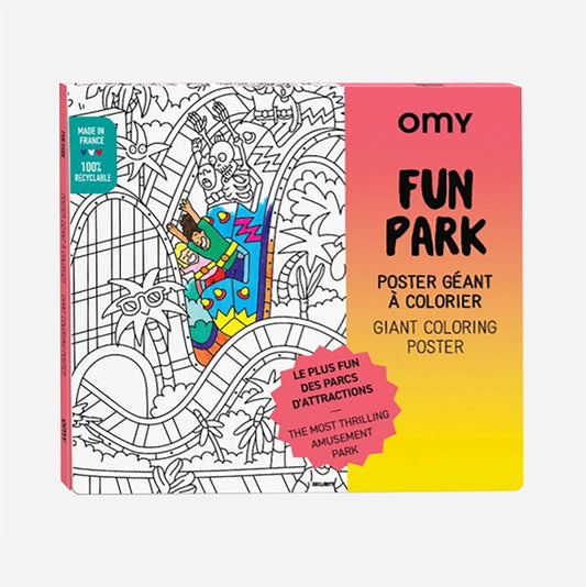 Poster géant à colorier OMY - 100% recyclable et made in France