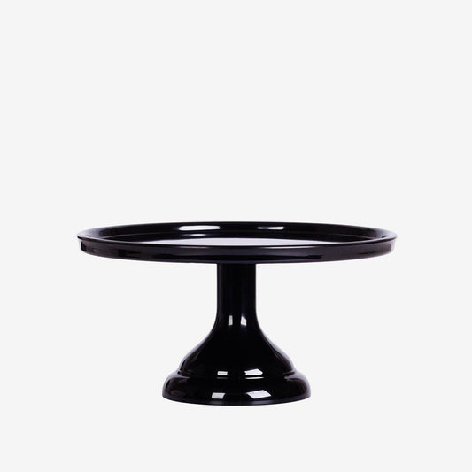 Petit présentoir à gateau noir pour deco table anniversaire