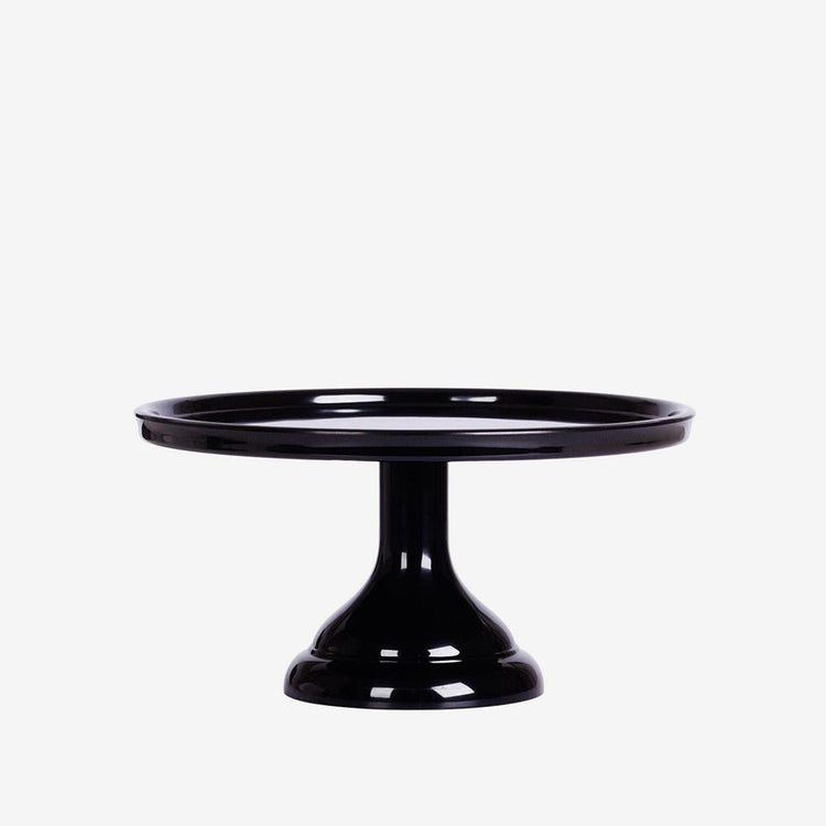 Petit présentoir à gateau noir pour deco table anniversaire