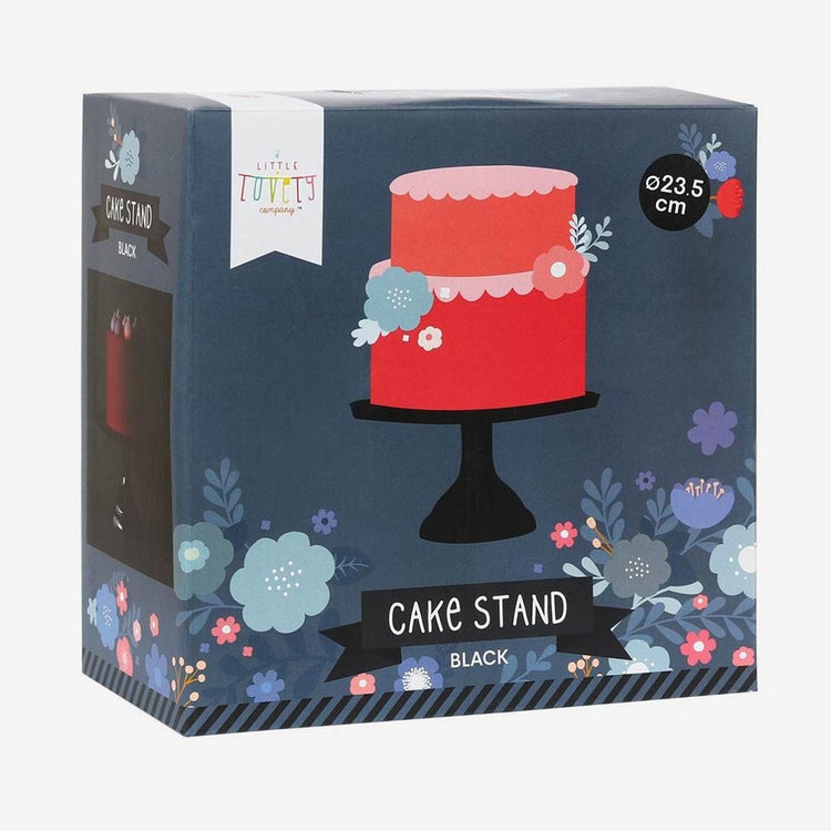 Packaging petit présentoir à gateau noir