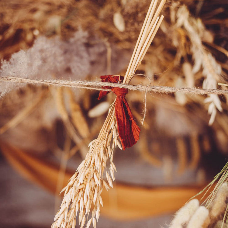 Évènement bohème chic bobine de gaze de coton terracotta