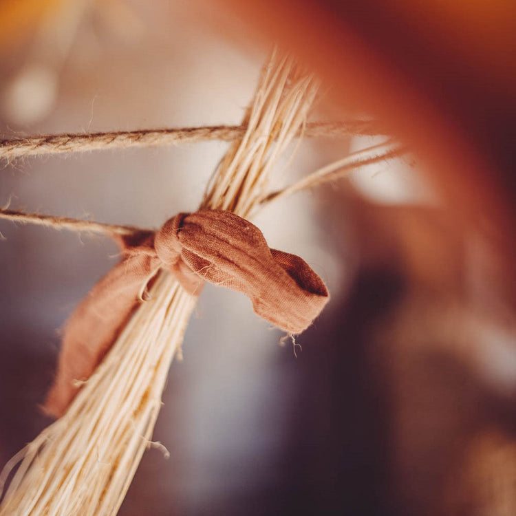 Anniversaire bohème chic : ruban de gaze de coton vieux rose