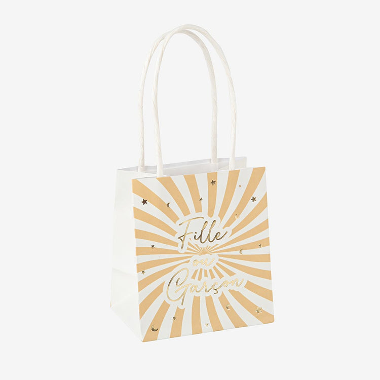 4 sacs cadeaux fille ou garcon pour cadeaux invités baby shower