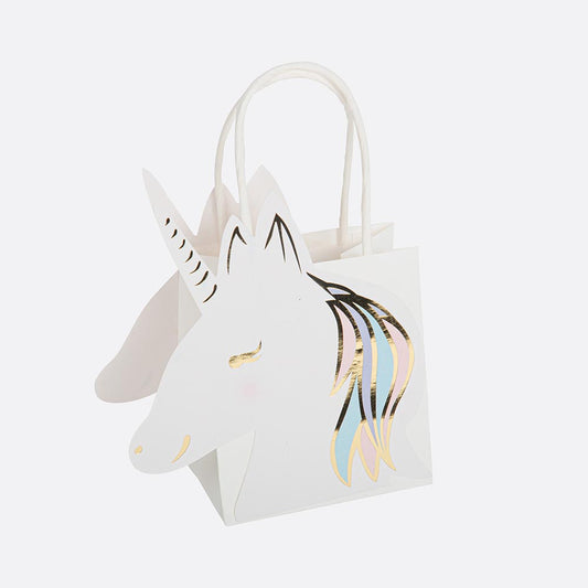 Pochette surprise anniversaire licorne pour petits cadeaux invités