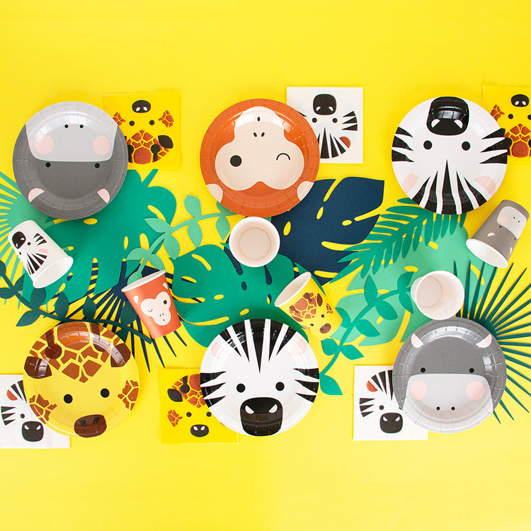 gobelets en carton motifs safrai my little day pour anniversaire enfant