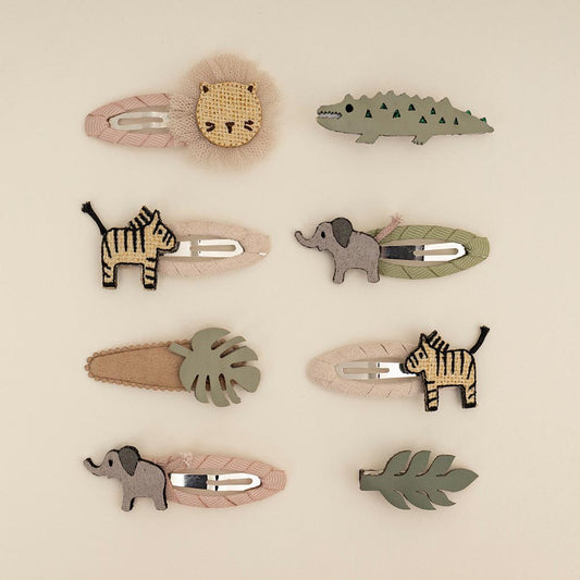 2 barrettes crocodile pour accessoire cheveux fille original