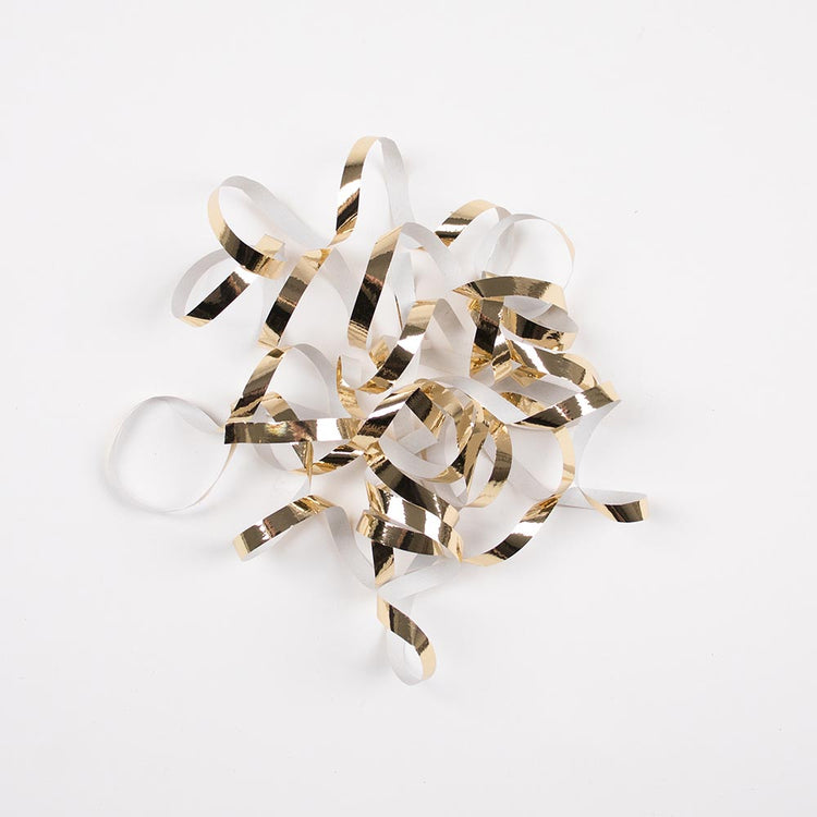 Des serpentins dorés pour un evjf, un anniversaire ou une baby shower