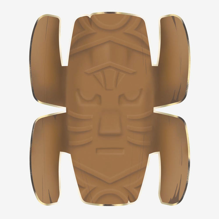 Anniversaire Koh Lanta : serviettes en papier totem Koh Lanta