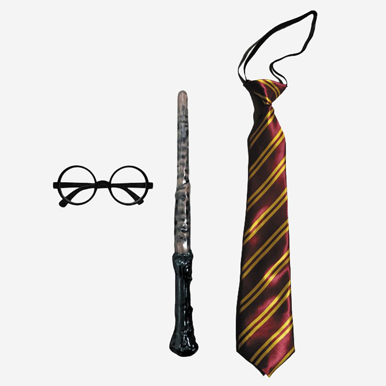 Accessoires déguisement apprenti sorcier pour anniversaire harry potter