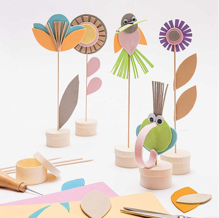 Création manuelles enfants activités créatives feuilles de mousse