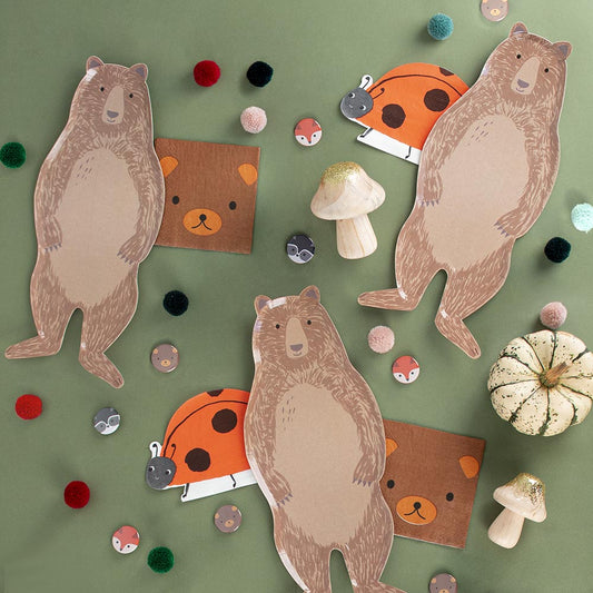 Idée decoration anniversaire animaus de la foret my little day