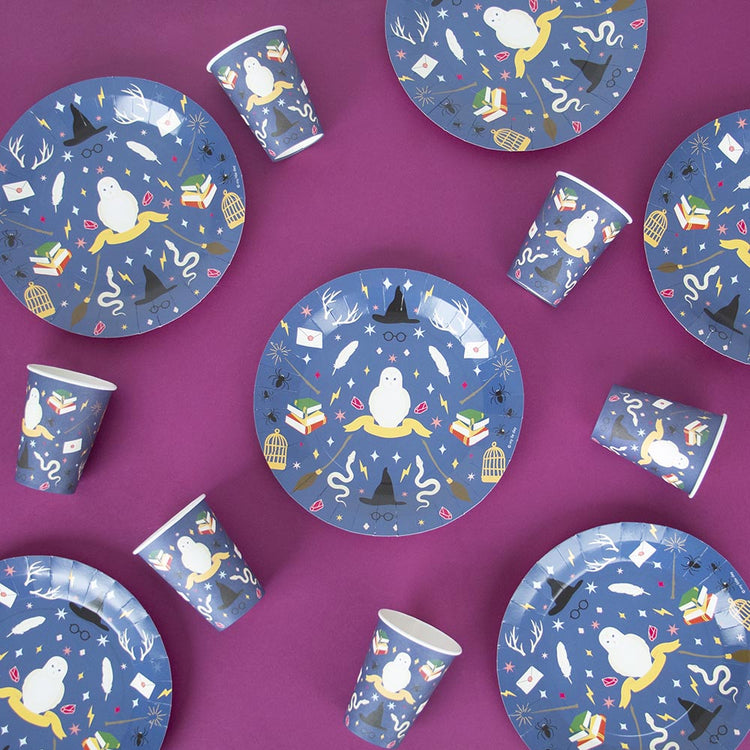 Gobelets sorcier : decoration de table anniversaire theme Harry Potter