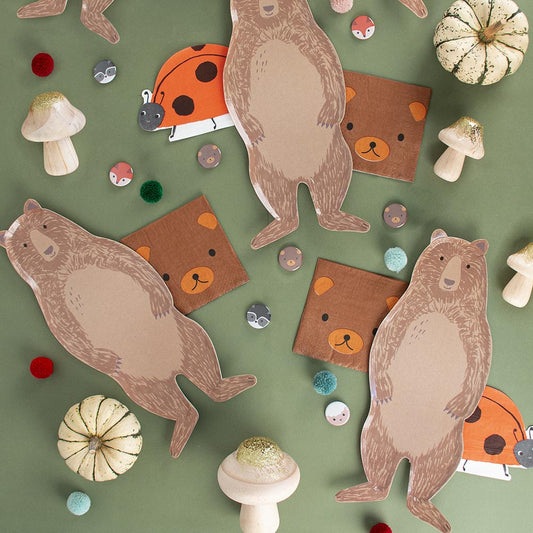 Table anniversaire animaux de la foret chez my little day