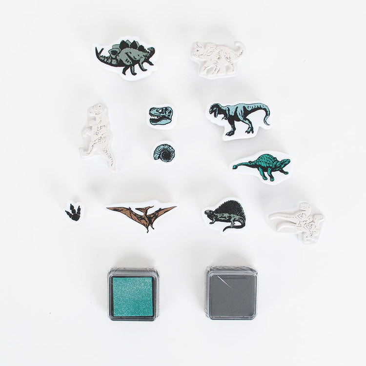 Idee cadeau anniversaire enfant original : tampons dinosaures