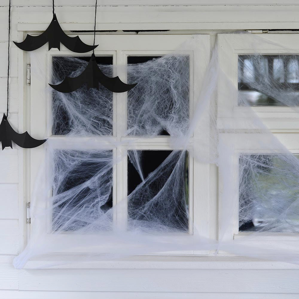 Toile D'araignée Halloween - Décoration Effrayante Avec Araignées Incluses - Pour Intérieur