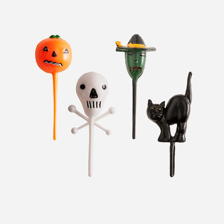 Decoration gateau originale pour halloween : toppers effrayants