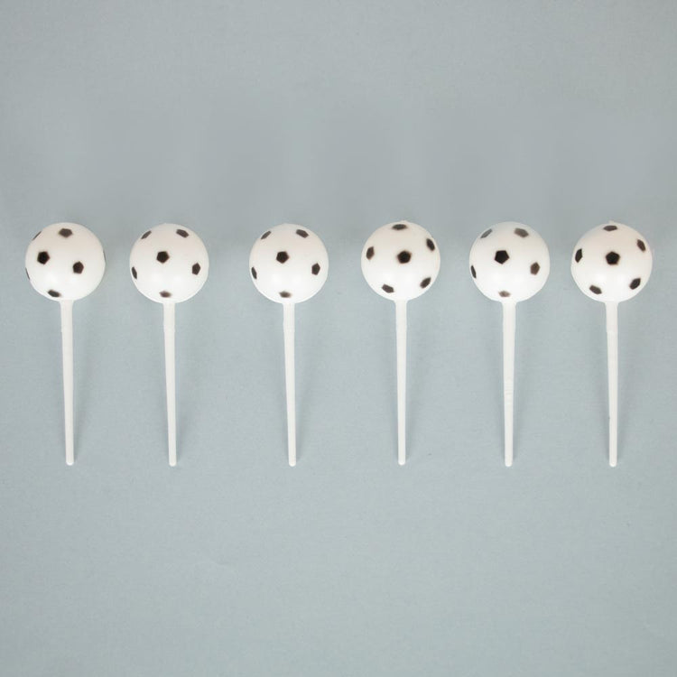 Deco aniversaire foot : toppers pour gateaux ballons de foot