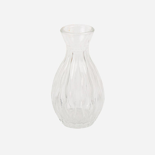 Idée déco table de mariage : vase Diane en verre pour décoration florale