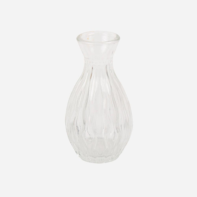 Idée déco table de mariage : vase Diane en verre pour décoration florale