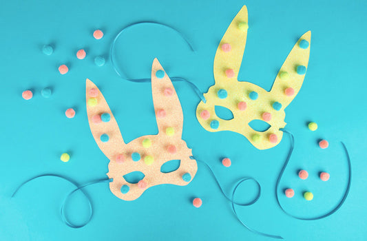 DIY for childhood disguise: Easter bunny mask